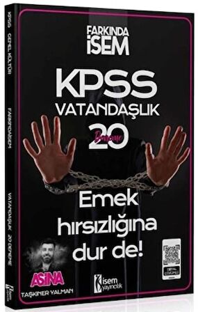 KPSS Vatandaşlık Aşina 20 Deneme Çözümlü
