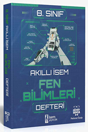 Akıllı İsem 8. Sınıf Fen Bilimleri Defter İsem Yayıncılık