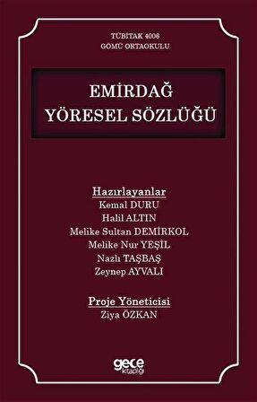 Emirdağ Yöresel Sözlüğü