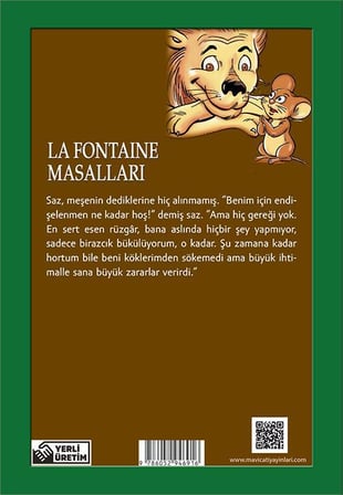 La Fontaine Masalları - Jean De La Fontaine - Maviçatı (Çocuk Klasikleri)