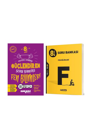 8.SINIF GÜÇLENDİREN FEN BİLİMLERİ + 8.SINIF HIZ FEN BİLİMLERİ SORU BANKASI