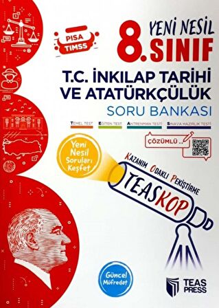 Teas Press 8.Sınıf İnkılap Tarihi Soru Bankası