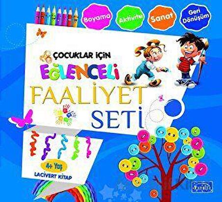 Eğlenceli Faaliyet Seti Lacivert Kitap – 4 Yaş Üzeri
