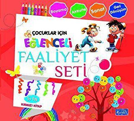 Eğlenceli Faaliyet Seti Kırmızı Kitap – 5 Yaş Üzeri