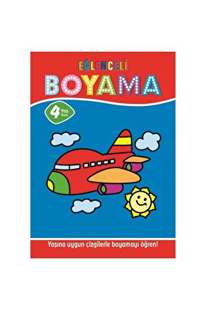 Eğlenceli Boyama 2 - 4 Yaş Üstü 4'lü Pastel Boya Hediyeli