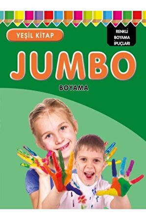 Jumbo Boyama - Yeşil Kitap