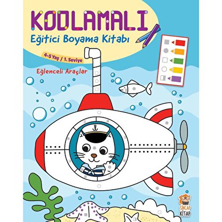 Kodlamalı Eğitici Boyama Kitabı 4-5 Yaş (2 Kitap Takım)