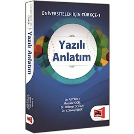 Yargı Yayınları Yazılı Anlatım Üniversiteler İçin Türkçe - 1