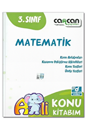 CanCan 3.Sınıf Matematik Konu Kitabım