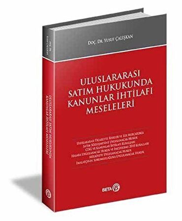 Uluslararası Satım Hukukunda Kanunlar İhtilafı Meseleleri