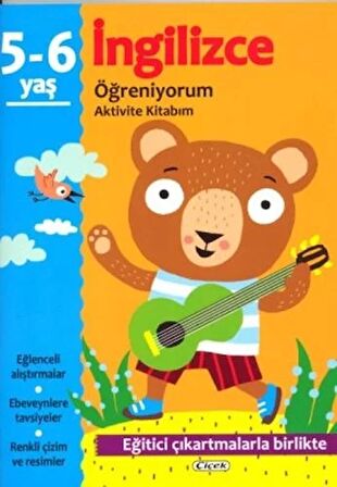 İngilizce Öğreniyorum 5-6 Yaş Aktivite Kitabım
