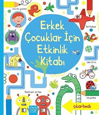 Erkek Çocuklar İçin Etkinlik Kitabı - Lucy Bowman - 1001 Çiçek Kitaplar