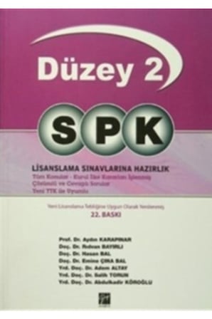 SPK Temel Düzey 2 Lisanslama Sınavlarına Hazırlık