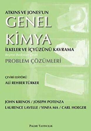 Atkins ve Jones'un Genel Kimya İlkeler ve İçyüzünü Kavrama Problem Çözümleri