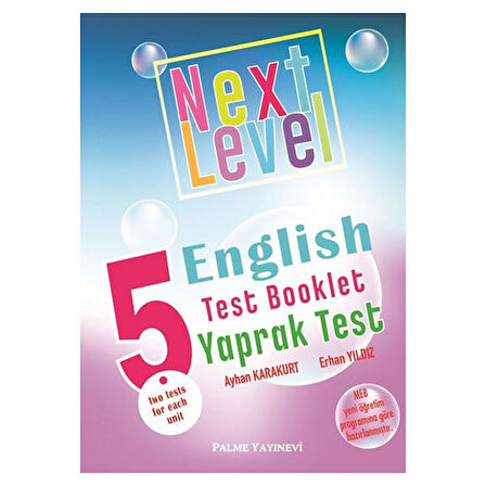 Next Level 5 English Test Booklet Palme Yayınları
