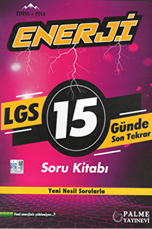 Palme 8. Sınıf LGS 15 Günde Son Tekrar Soru Kitabı