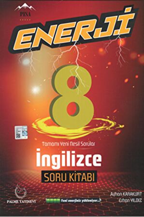 Palme 8.Sınıf LGS Enerji İngilizce Soru Kitabı  - Yeni Güncel