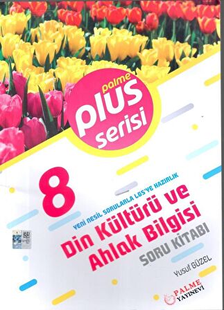 Palme PLUS 8.Sınıf LGS Din Kültürü Yeni Nesil Soru Kitabı - palme plus