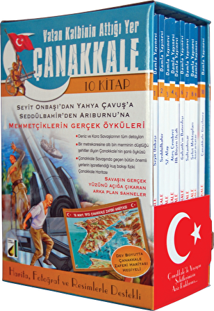 Vatan Kalbinin Attığı Yer Çanakkale (10 Kitap Takım)