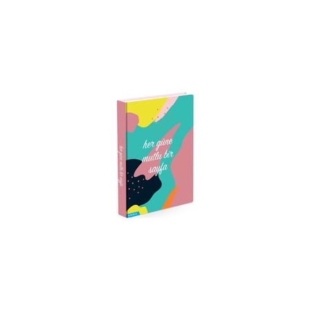 Renk Desenli Renkli Kokulu Planlayıcı Defter