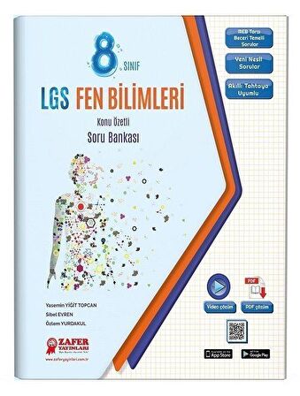 8. Sınıf LGS Fen Bilimleri Konu Özetli Soru Bankası Zafer Yayınları