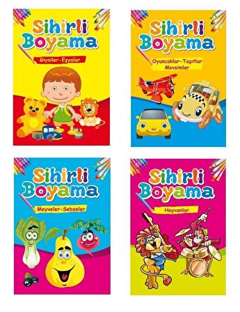 Sihirli Boyama (4 Kitap)