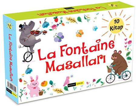 La Fontaine Masalları Seti - 10 Kitap Takım