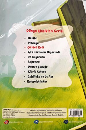 Dünya Klasi̇kleri̇ Büyük Boy 10'Lu Okuma Seti̇ Gendaş Çocuk Yayınları