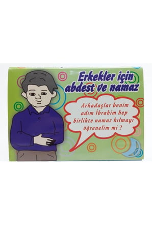 Erkekler Için Abdest Ve Namaz Kitapçığı 16 Sayfa 3 Boyutlu