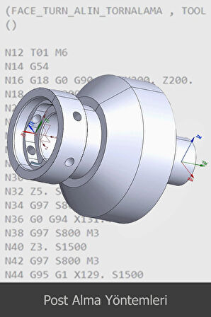 Siemens NX 2212 Torna CAM Video Ders Eğitim Seti