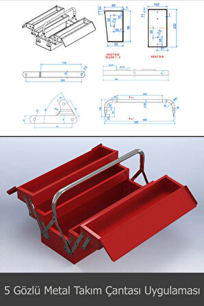 SolidWorks 2023 Sac Metal Video Ders Eğitim Seti