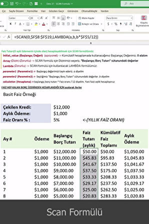 Excel Yeni Formüller İleri Seviye Video Ders Eğitim Seti