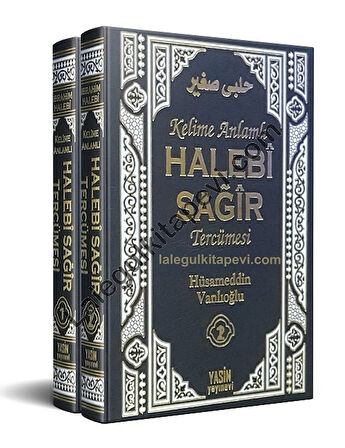 Kelime Manalı Halebi Sağir 2 Cilt Takım