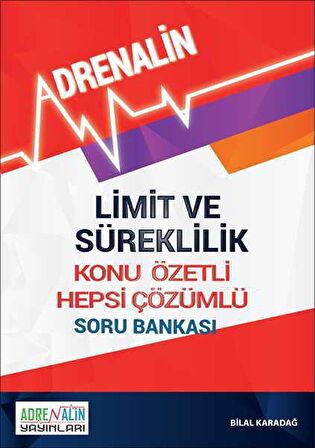 AdreNalin Limit ve Süreklilik - Konu Özetli - Hepsi Çözümlü Soru Bankası