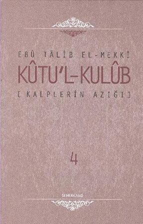 Kutü'l-Kulüb (4 Cilt Takım)