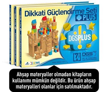 Dikkati Güçlendirme Seti Plus 7 Yaş - Osman Abalı - Adeda Yayınları