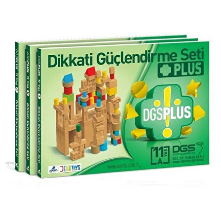 Dikkati Güçlendirme Seti Plus 11 Yaş 3 Kitap Osman Abalı Adeda Yayınları
