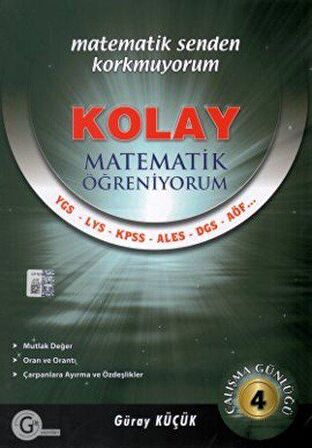 Kolay Matematik Öğreniyorum Çalışma Günlüğü 4