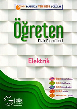 Gür Yayınları Öğreten Fizik Fasikülleri Elektrik