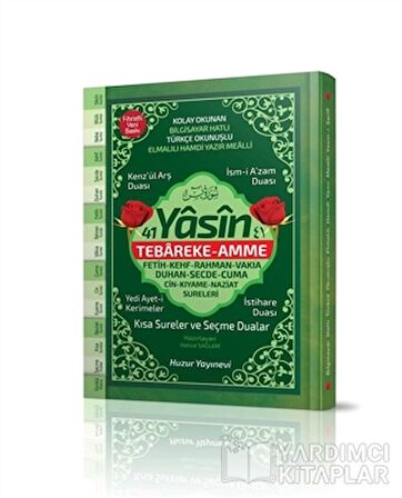 41 Yasin Hafız Boy Fihristli Bilgisayar Hatlı Yasin (Kod 068)