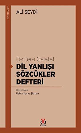 Dil Yanlışı Sözcükler Defteri