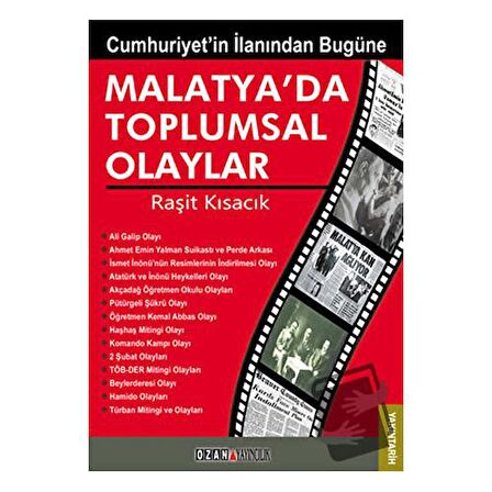 Malatya’da Toplumsal Olaylar