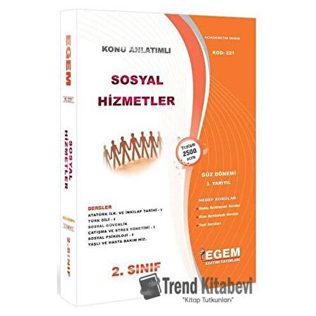 2. Sınıf 3. Yarıyıl Sosyal Hizmetler Konu Anlatımlı Soru Bankası - Kod 221