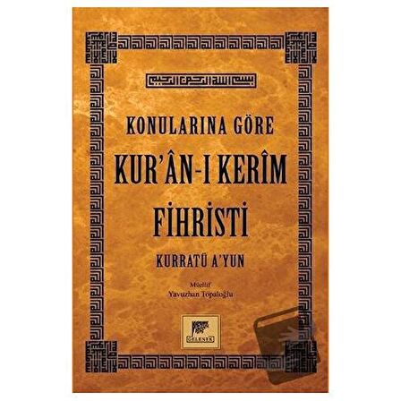 Konularına Göre Kur’an-ı Kerim Fihristi
