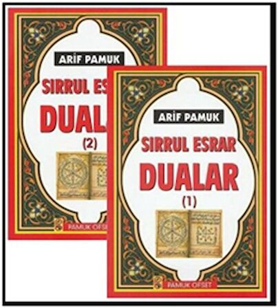 Sırrul Esrar Dualar (2 Cilt Takım, Dua-150)