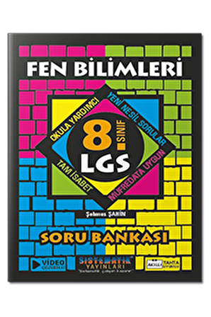 8. Sınıf LGS Fen Bilimleri Soru Bankası