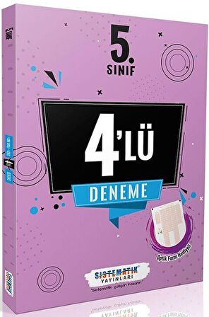 5. Sınıf Tüm Dersler 4 lü Deneme Sistematik Yayınları