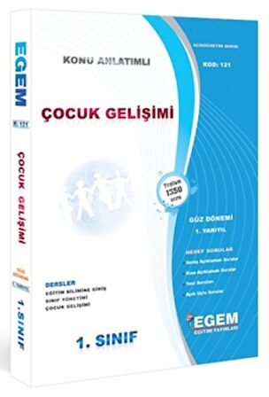1. Sınıf Çocuk Gelişimi Konu Anlatımlı Soru Bankası Güz Dönemi (1. Yarıyıl) (121)
