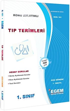 1. Sınıf Tıp Terimleri Konu Anlatımı