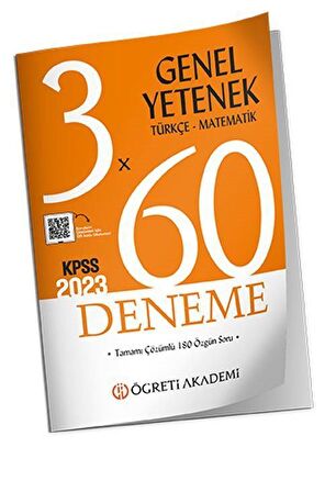 3x60 Genel Yetenek Deneme (Türkçe-Matematik) / Kolektif